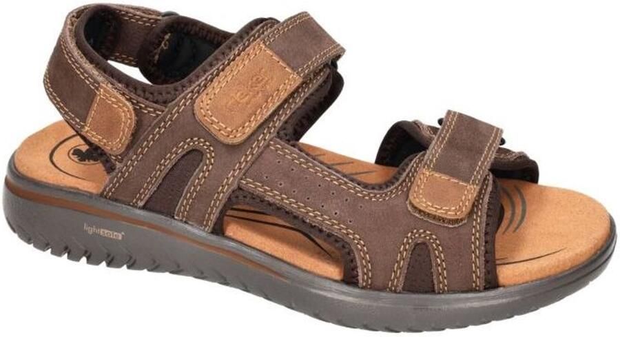 Rieker art. 26450 26 heren sandaal bruin klitteband - Foto 3