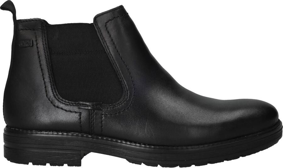 Rieker Heren Chelsea Boots 33484-00 van leer met warme voering zwart