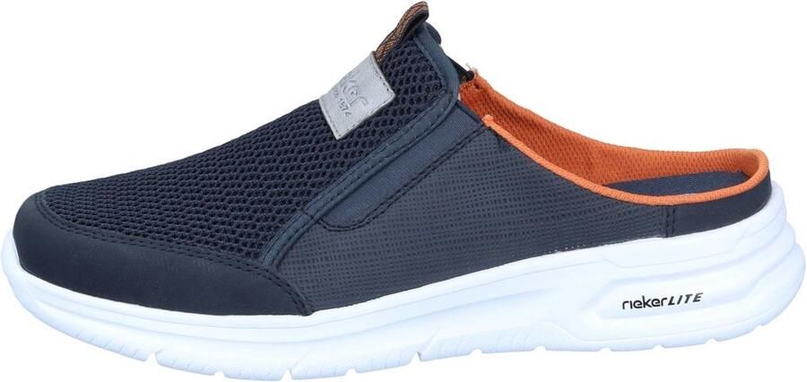 Rieker Clogs zomerschoen slippers vakantie in sportieve uitstraling