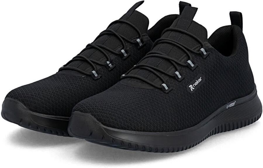 Rieker Heren Instap Sneaker Low B9655-00 Black Blue