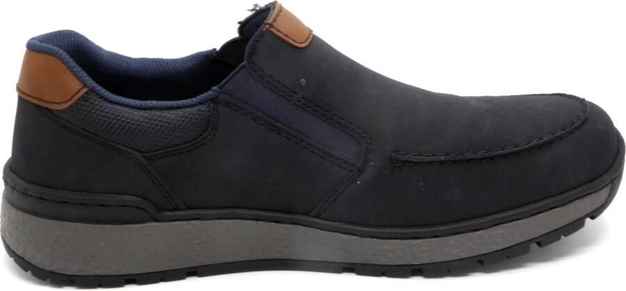 Rieker Instappers met contrasterende afwerkingen comfortabele vorm - Foto 3