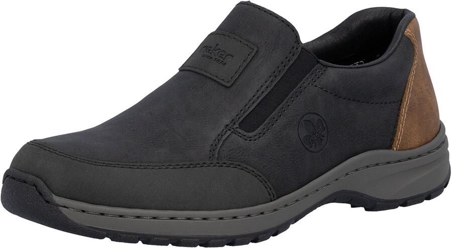 Rieker Heren Instapper Halfschoen 03354-06 Black Brown