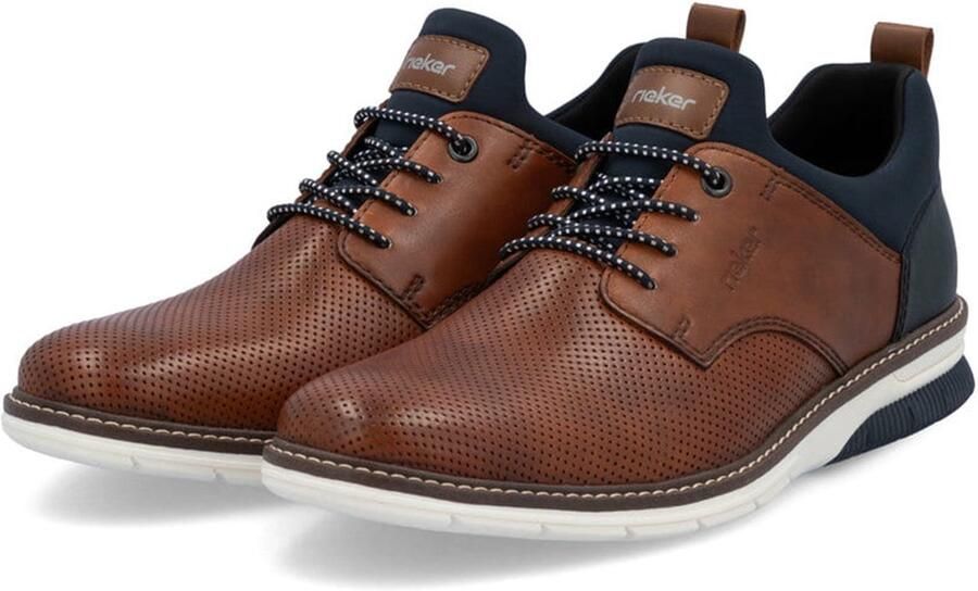 Rieker Slip-on sneakers Business schoen slipper feestdagsschoen met elastische veters