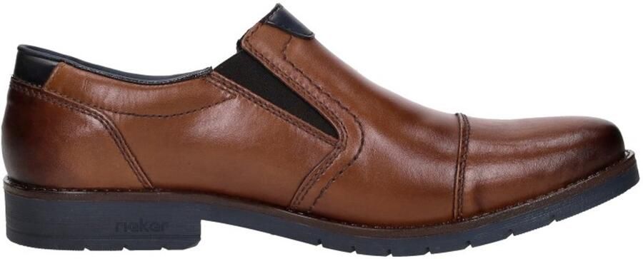 Rieker Heren Instapper Slipper Leer 13950-24 bruin