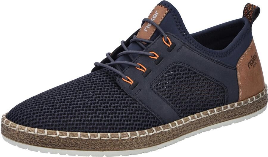 Rieker Instappers slip-on sneaker vrijetijdsschoen lage schoen met elastische band