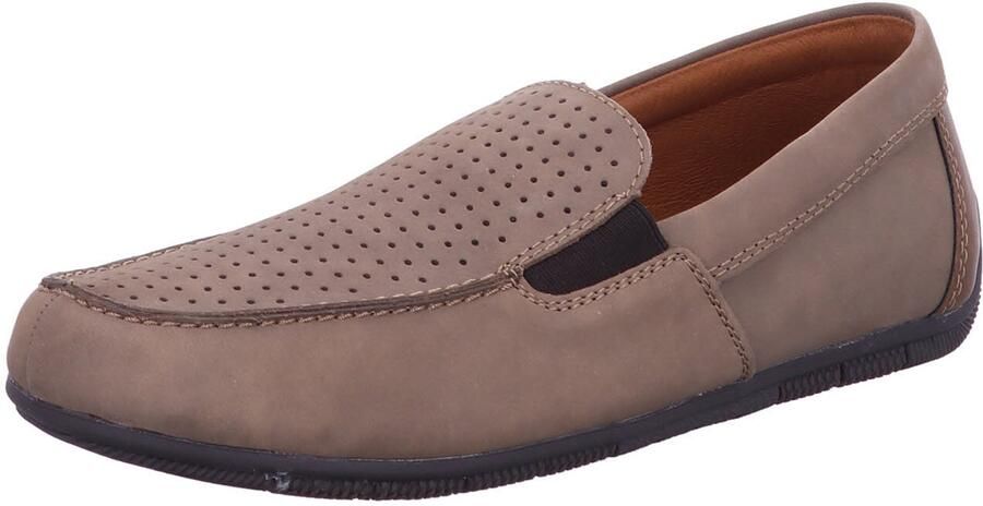 Rieker Slip-on sneakers slipper vrijetijdsschoen lage schoen met elastische band en zachte binnenzool