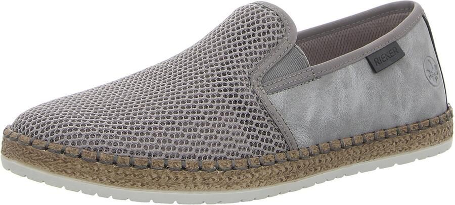 Rieker Espadrilles Zomerschoen slipper vrijetijdsschoen in materiaalmix