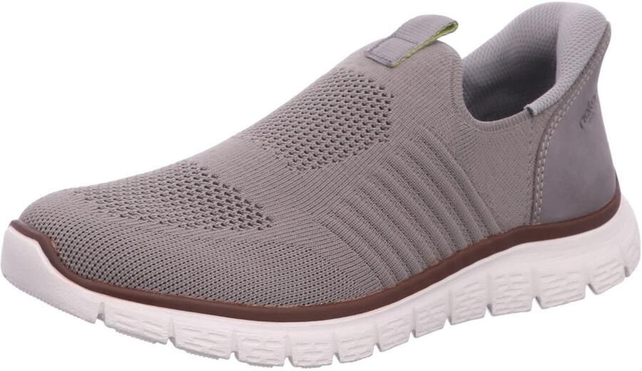 Rieker Slip-on sneakers Instapper vrijetijdsslipper halfhoge schoen met gevoerde hiel