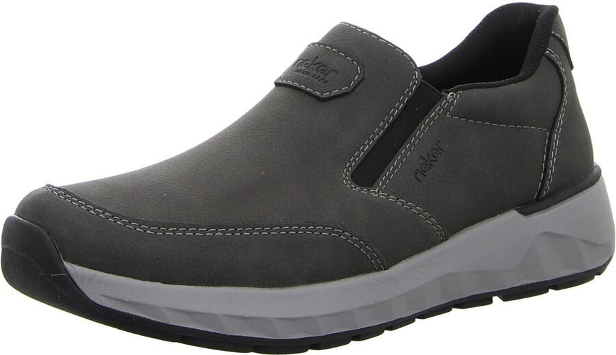 Rieker Instappers Instapschoen lage schoen slip-on sneaker met siernaden