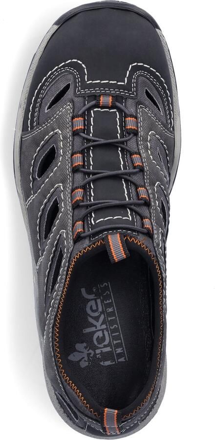 Rieker Instappers Trekking Schoen Sandalen Zomerschoen met praktische Gummitrek - Foto 2