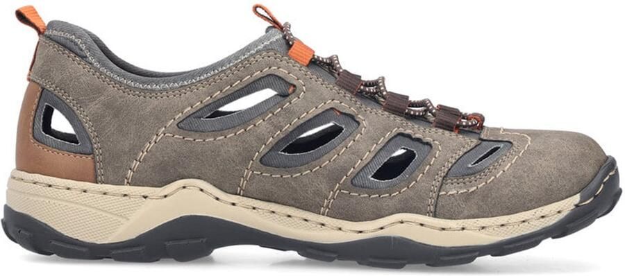 Rieker Heren Instappers Slipper 08065-29 Bruin Blue