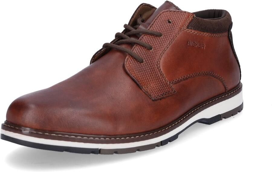 Rieker heren leren veterschoen bruin