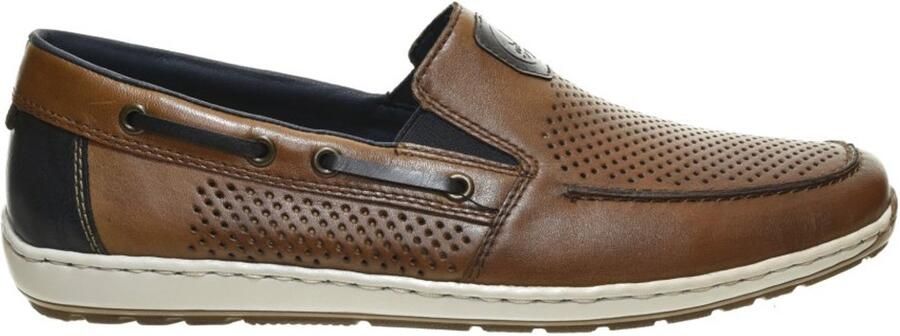 Rieker Heren Mocassin Cognac