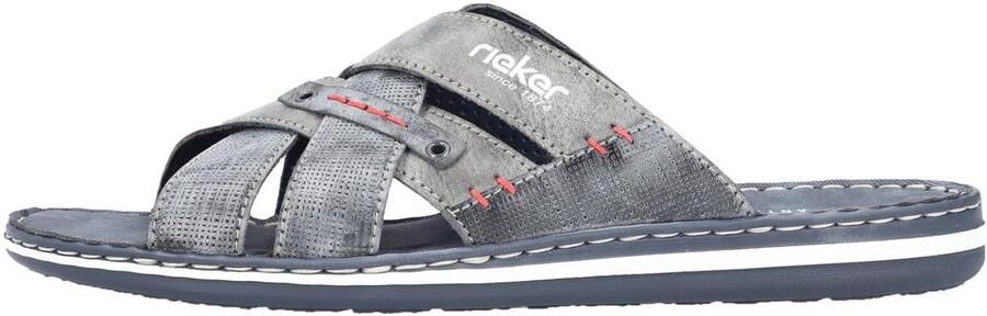 Rieker Slippers zomerschoen slippers badschoen met gekruiste bandages