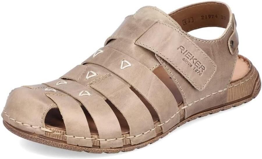 Merkloze Heren Sandalen met Klittenband Comfortabele Pasvorm