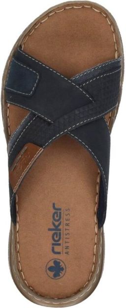 Rieker Slippers zomerschoen slippers badschoen met zachte binnenzool