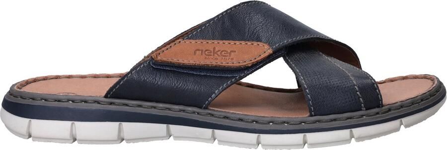 Rieker Platte sandalen blauw 25151-14 - Foto 2