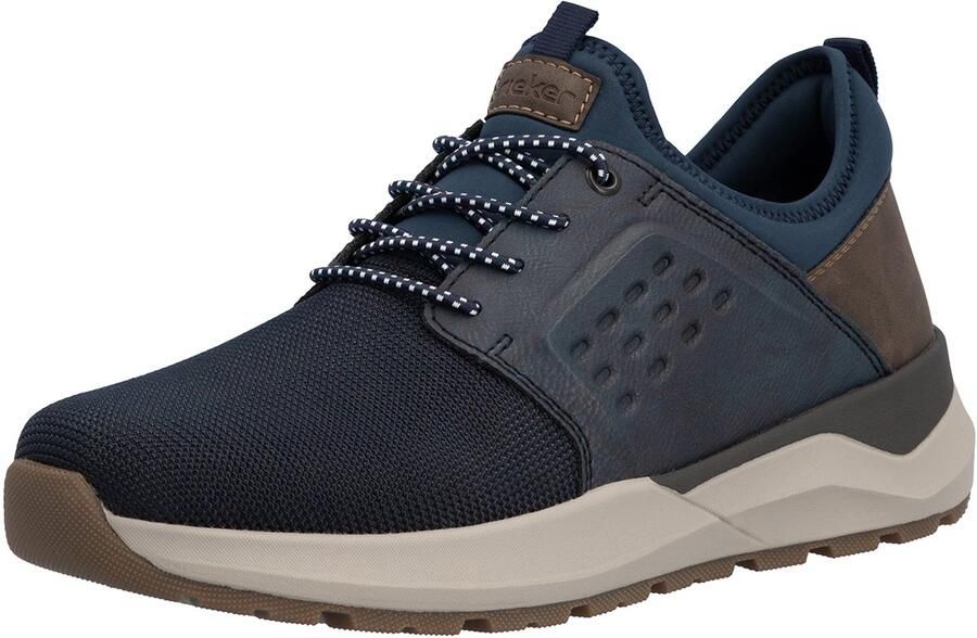 Rieker Heren Slipper Extra Wijd Elastiek 06058-14 Blauw