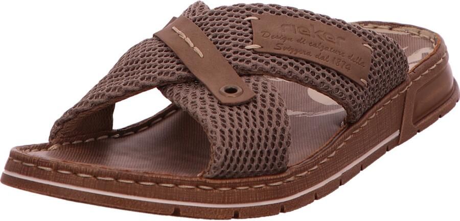 Rieker heren slippers beige