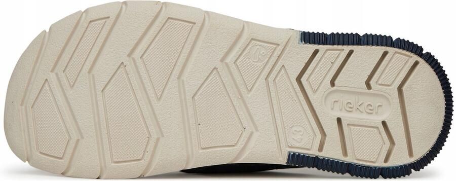 Rieker Heren Slippers Blauw -CEO-25283-14 Comfort & Stijl