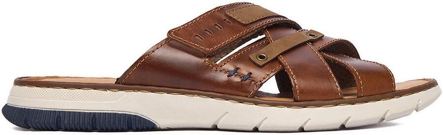 Rieker Heren Slippers Bruin Comfort en Stijl