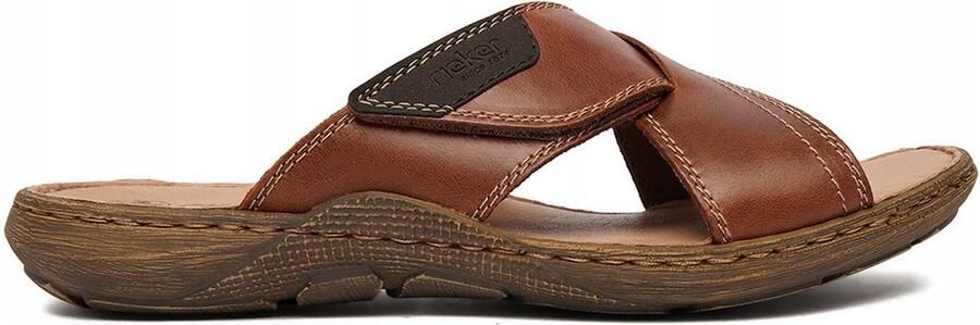 Rieker Heren Slippers Bruin