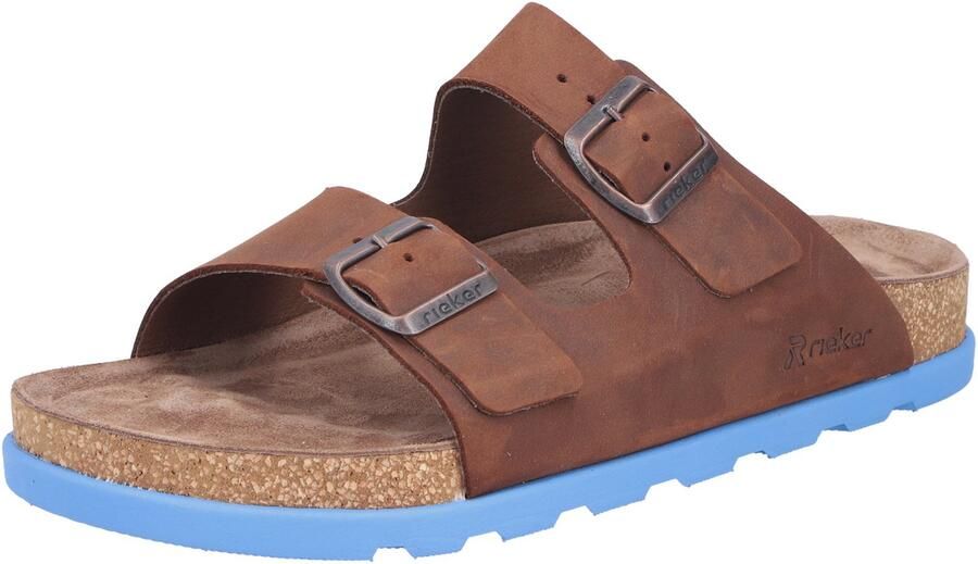 Rieker heren slippers bruin