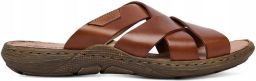 Rieker Heren Slippers Bruin Leer