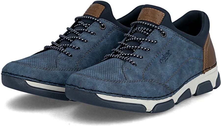 Rieker Heren Slippers Halfschoenen Comfort 15950-14 Blauw