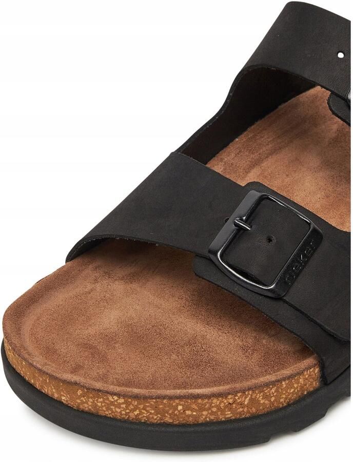 Rieker Heren Slippers Zwart CEO-21190-00 Comfort & Stijl