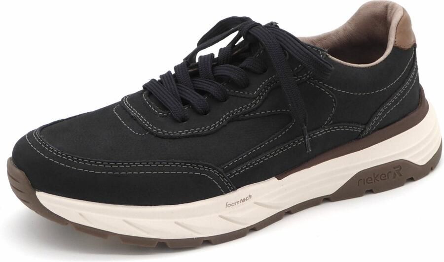 Rieker Heren Sneaker 06100-14 Blauw Wijdte H