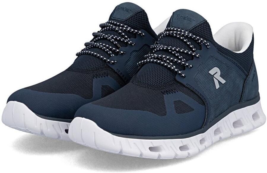 Rieker Heren Sneaker Low Ready2GO Instapper 04355-14 blauw Blue - Foto 2