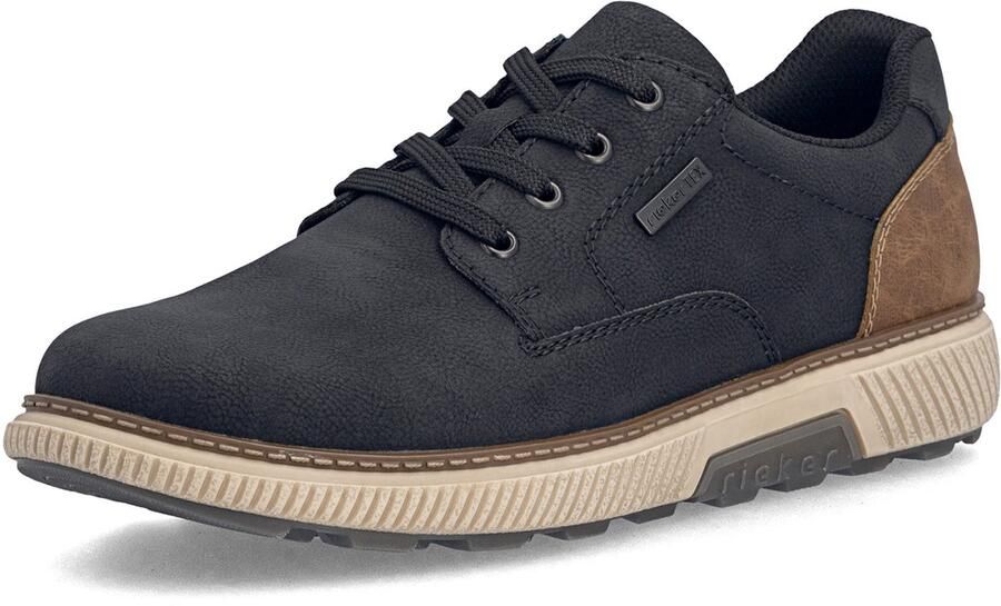Rieker Heren Sneaker Low TEX Extrawijd H B3317-00 zwart Blue