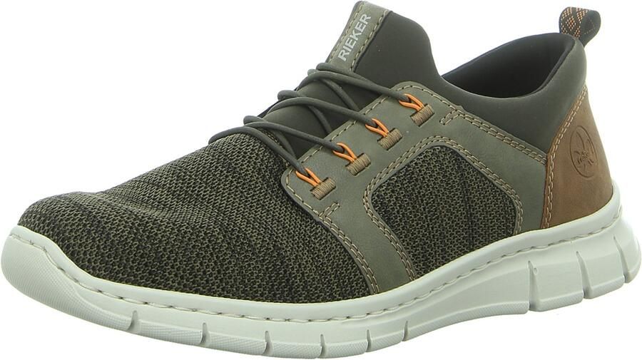 Rieker Slip-on sneakers vrijetijdsschoen lage schoen instapschoen gewatteerde hielafsluiting