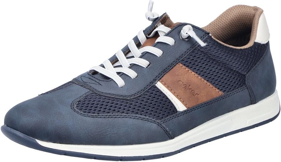 Rieker Heren Sportieve veterschoenen blauw