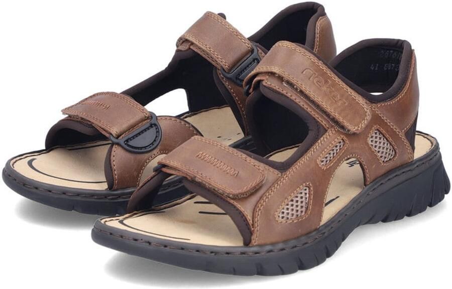 Rieker heren trekking-sandaal 26761-22 sandalen schoenen zomer trekking bruin - Foto 2