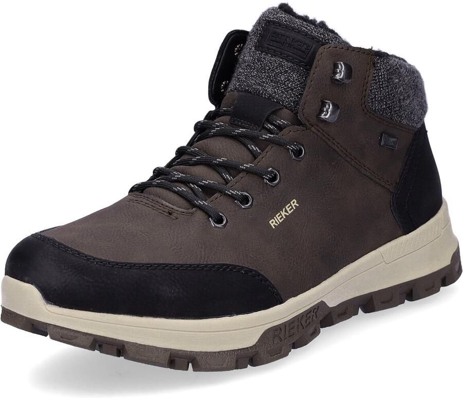 Rieker Winterlaarzen met comfortabele softfoam-binnenzool vrijetijdsschoen veterschoen