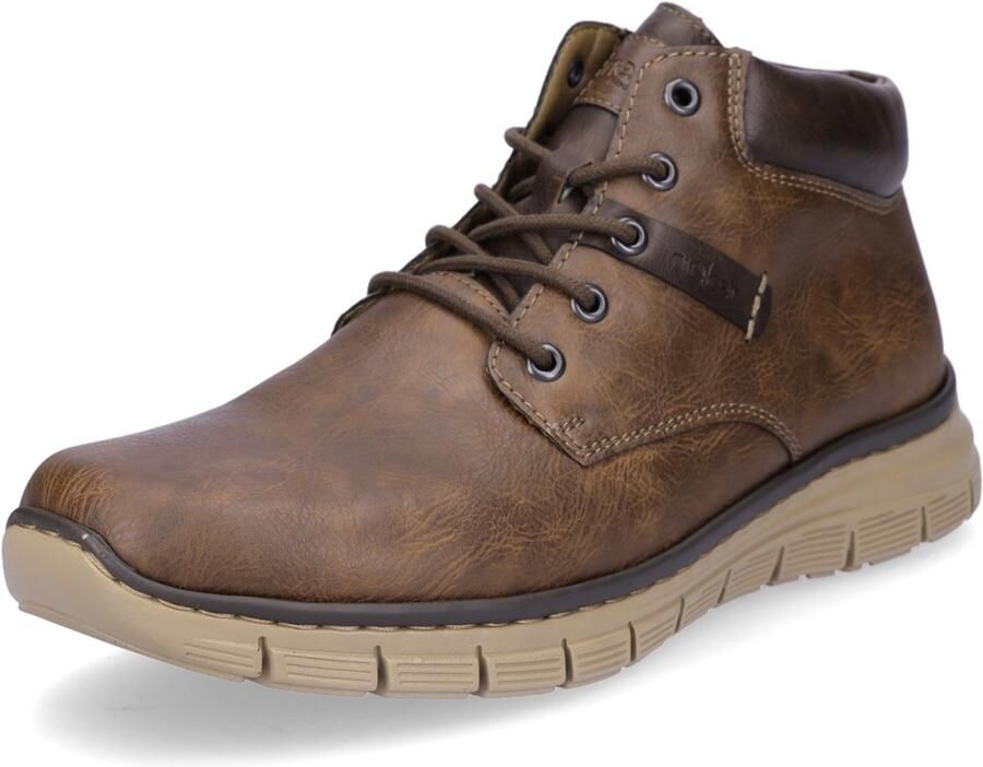 Rieker heren veterboot bruin