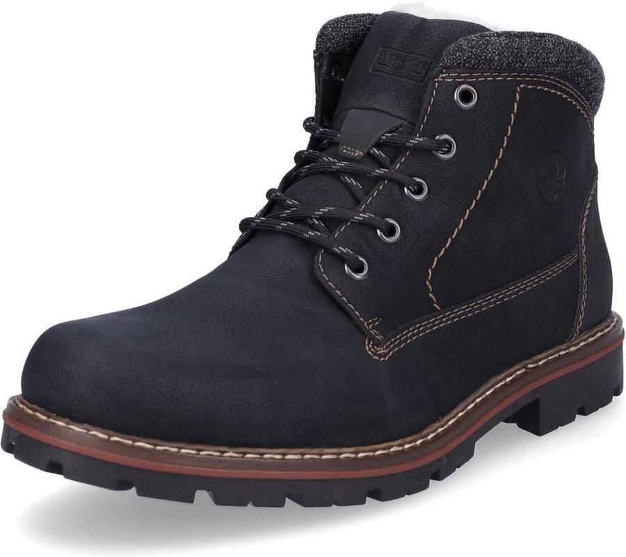 Rieker Winterlaarsjes winterlaarzen enkellaars veterschoenen met verwarmende binnenzool