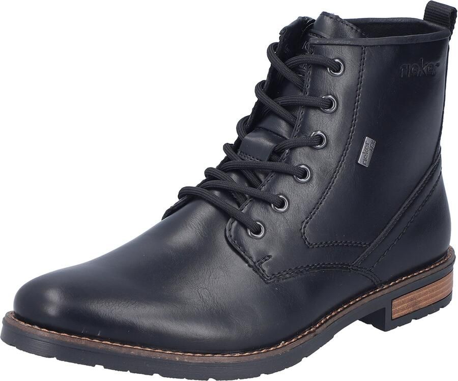 Rieker Heren Veterboots TEX Enkellaarsjes Kunstleer 14631-00 Zwart