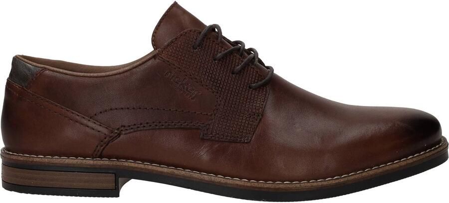 Rieker Veterschoenen zakelijke schoen lage schoen feest schoen met leren dekzool