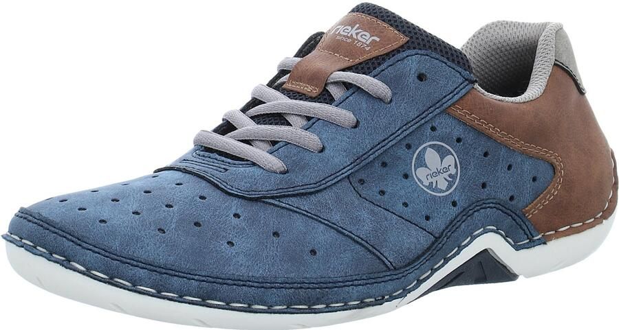 Rieker Sneakers veterschoen lage schoen vrijetijdsschoen met memosoft binnenzool