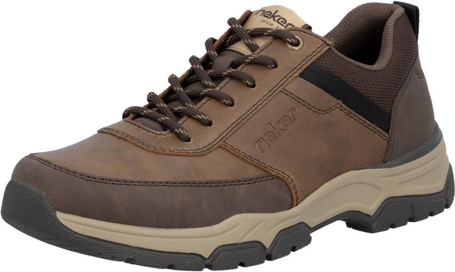 Rieker Sneakers Veterschoen lage schoen outdoorschoen met schachtrandpolstering