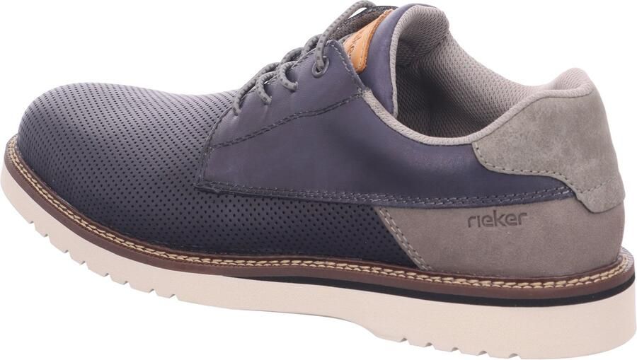Rieker Veterschoenen lage schoen casual veterschoen met gemakkelijke instap dankzij elastische band