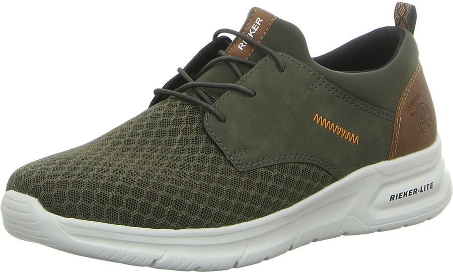 Rieker B7371-54 heren veterschoenen groen