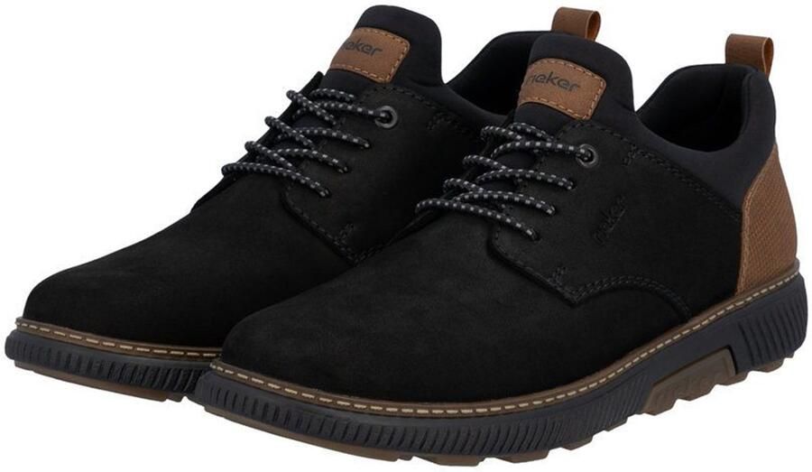 Rieker Heren B1801-00 Veterschoenen Zwart