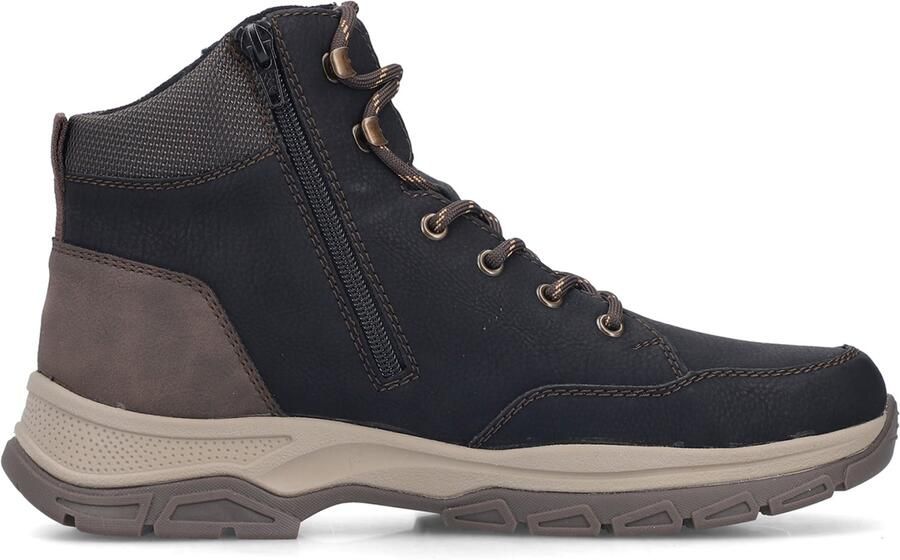Rieker Heren Veterschoenen TEX Extra Wijd 30212 Zwart