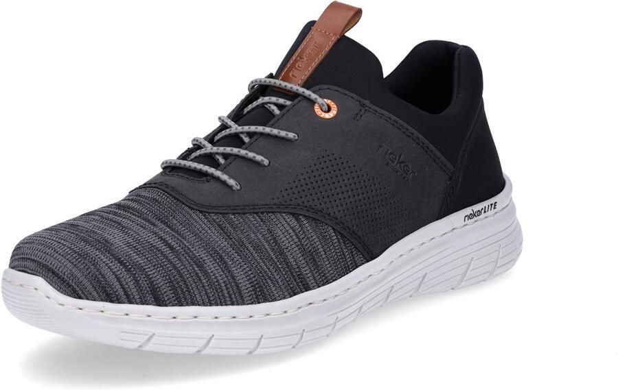 Rieker herenslipschoenen zwart
