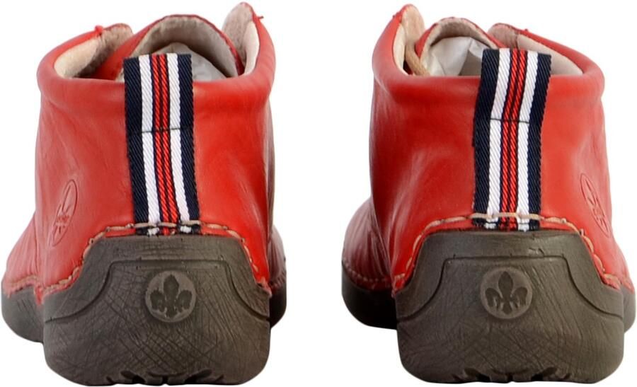 Rieker Hoge veterschoenen enkellaars veterschoen met kadernaad - Foto 2