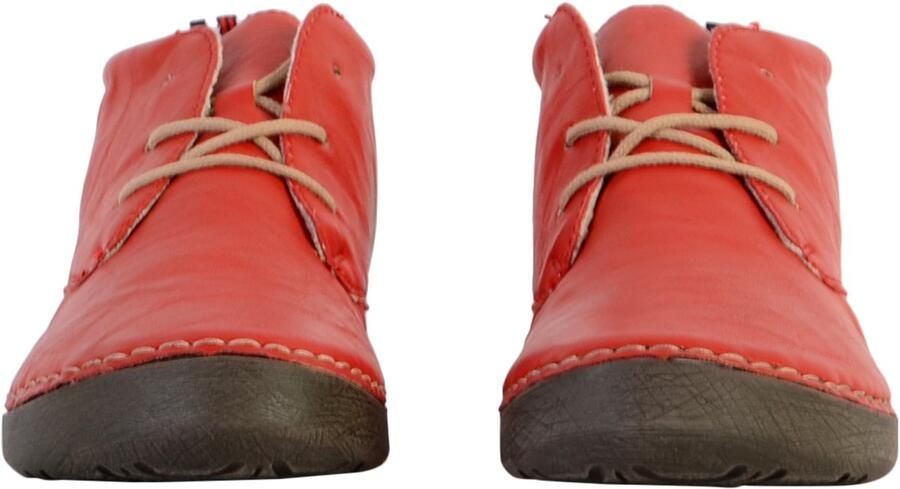 Rieker Hoge veterschoenen enkellaars veterschoen met kadernaad